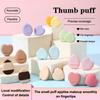 20 Pcs Mini Heart Shape Cushions Air Cushion Powder Puff Latex Free Mixed Sponge And Cosmetic Puff Is Used For Liquid Foundation