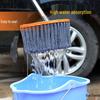 Telescopic Car Wash Mop with Long Handle and Soft Bristle Brush