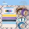 RetroStory Laser Collage Journal Washi Tape & Decorative Stickers - High Adhesion, 4 Roll Set