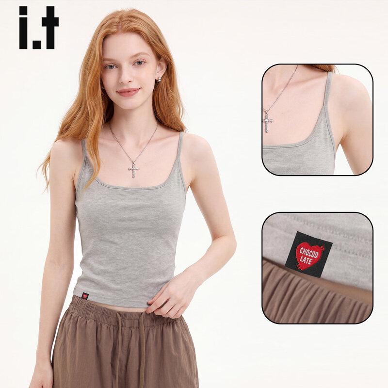 Women s Built-in Pad U-Neck Tank Top XL хизер серый