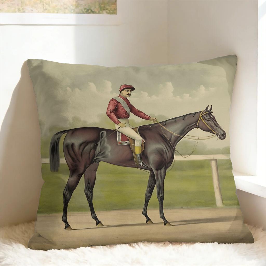 Pillow Cover Equestrian Kawaii Pillow Case For Sofa Car Home Decor Pillowcases