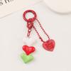 Heart Key chain Colorful Keychain pendant 2024 Earphone Case Pendant  Bag