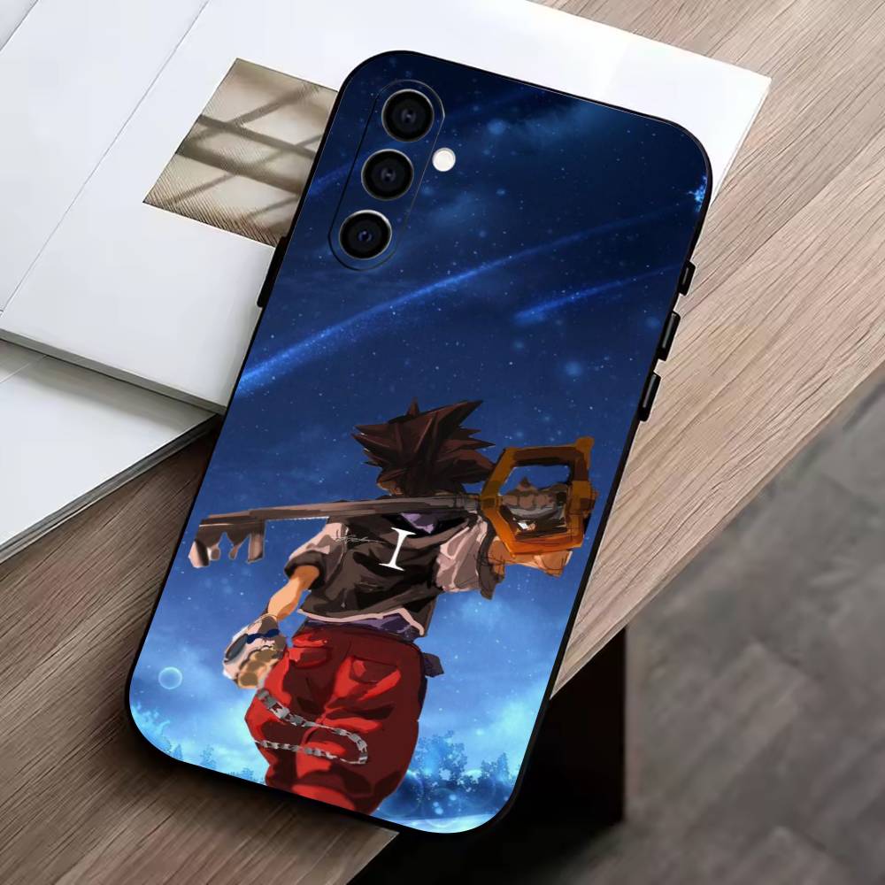 KH-Kingdoms Hearts G-Game Phone Case Black Silicone Soft For Samsung Galaxy A73,A72,A71,A70,A53,A52,A51