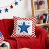 1/4pcs American Independence Day Theme Cushions Pillowcase Polyester Cushion Cover Throw Pillow Pillowcover Home Car Sofa Decor