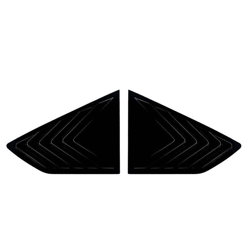 

For BMW X6 G06 -2025 Rear Window Side Vent Shutter Louver Cover Trim Rear Triangle Window Shade Accessories чёрный