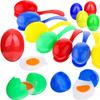 Egg And Spoon Race Game For Kids Relay Race Sensory Balance Toys Outdoor Lawn Field Sport Party Favors 4 Assorted Colors
