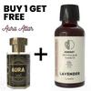 Lavender Essential Oil 10ml for Aromatherapy & Home Fragrance Get 1 Free 6 Ml Attar – Aqua AQ, Dubai Oud, Aura, White Oud