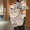 Schoolbag1011 new high-value student schoolbag girl transparent pain bag cute college style junior high school travel backpack