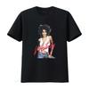 T-shirt Whitney Houston Iconica Foto Stampa Wanna Dance Stile Retro Moda vintage Lavata Alla Moda uomo Comoda