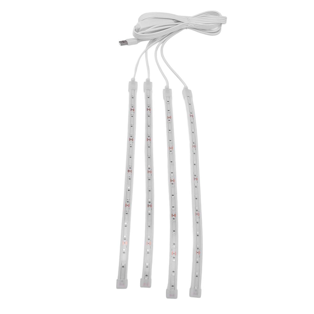 LED Grow Light Strips 4 Brightness Levels Indoor Plants Grow Lights Cabinet Grow Lamp with 72 Light Chips for Flower