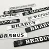 UKY5   Aluminum Car Badge Rear Letter Emblem Trunk Accessories For Mercedes Benz AMG Brabus Maybach C E S GLE CLC Class W204 W203 W205