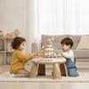 Infant Activity Table with Keyboard DoubleSided Seaside Musical Toy for Young