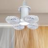 2-in-1 Folding LED Lantern Fan with Hook Dimmable Strong Airflow