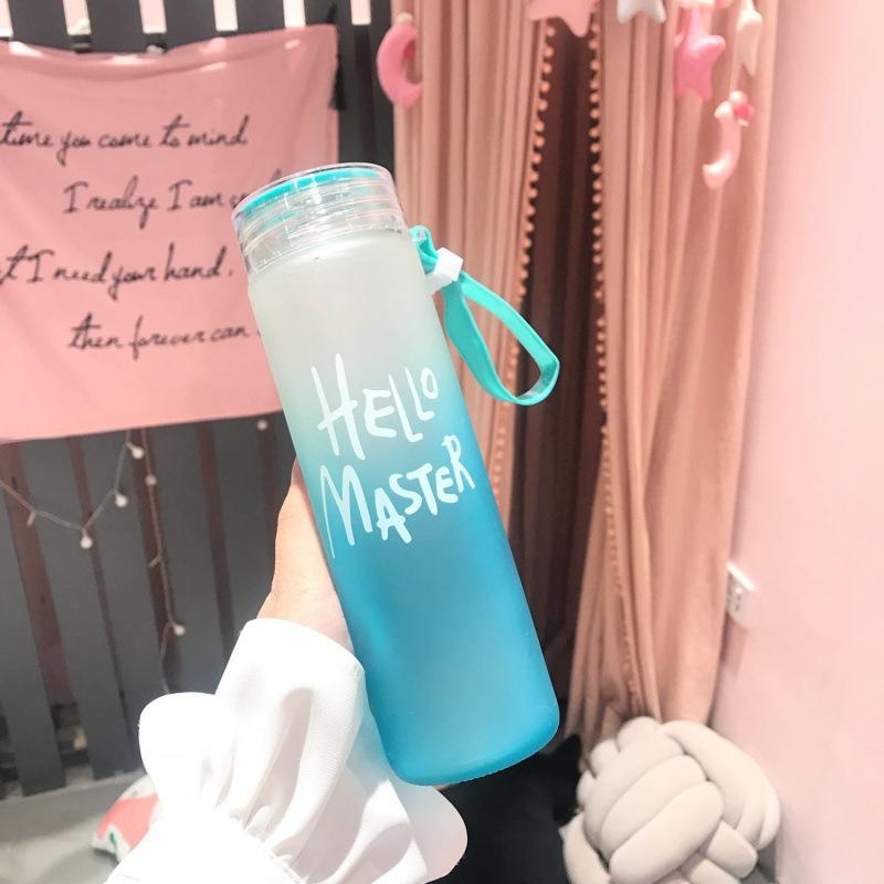Children's Water Bottles BPA Free Portable Student Water Cup Leak-proof with Rope Camping Drinkware Drinking for Tea Coffee Milk