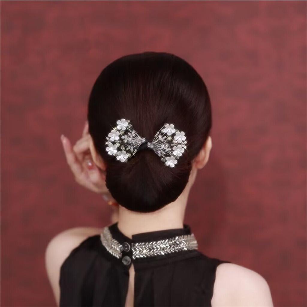 Ins Style Elegant Lazy Hair Curler Fshion Flower Fashion Flower Roller Hair Curler Lazy Hairpin Butterfly Hair Clips For Girls