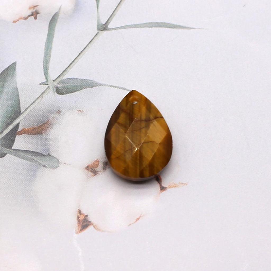 2Pcs Faceted Pendant Natural Stone Opal/Labradorite Drop-Shaped Pendant For Jewelry Making DIY Earrings Necklace Accessory