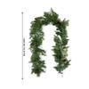 Green Garland Christmas Cypress Garlands Artificial Cedar Pine Vine for Stairs Railing Table Mantle Christmas Home Decor