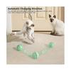 Interactive Cat Toys Ball with LED Light, 360 Degree Self Auto Rotating Intelligent Ball, Smart USB