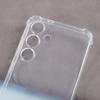 For Samsung Galaxy S24 Case Precise Cutout Transparent Phone Cover with Lanyard
