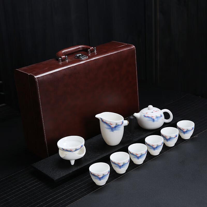 White Porcelain Kung Fu Tea Set