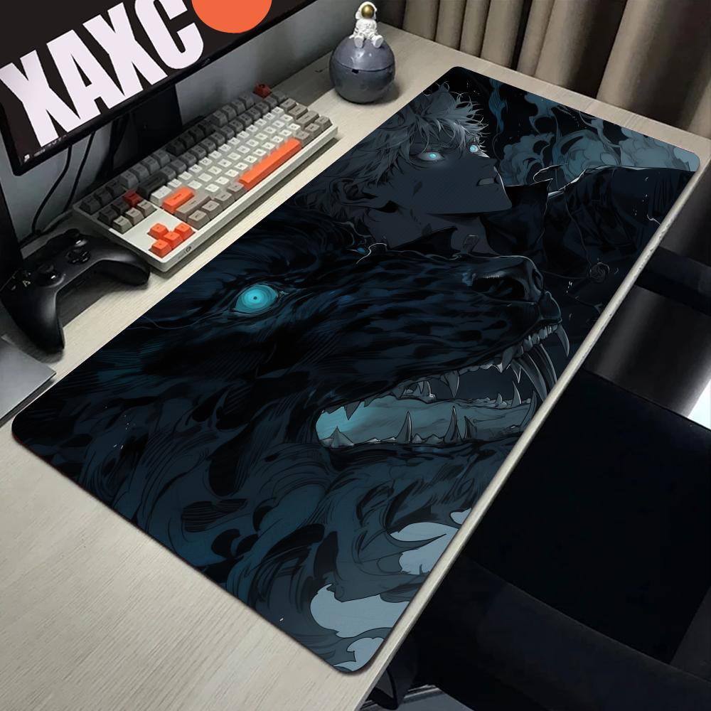 Jujutsu Kaisen XXL Muismat Anime Gojo Satoru Grote Gaming Muismat Gamer Bedrijf Toetsenbord Muismatten Tapijt Computer Bureau Mat