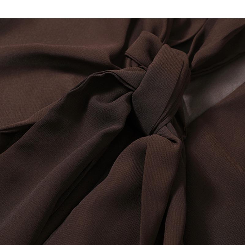 Frühling Neue Fliege Elegante Casual Shirts Frauen Sommer Laterne Ärmel Tops Temperament V-ausschnitt frauen Blusen Mode Dünne Damen Chiffon Hemd 26420