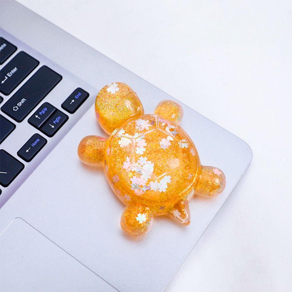 Color Turtle Figurine Micro Landscape Decor Fish Tank Decoration Cartoon Car Interior Ornament