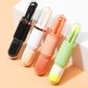 Multi Functional 4 in 1 Makeup Brush with Soft Bristles for Gentle Face Care for Travel or Home Cosmetic Beauty Needs