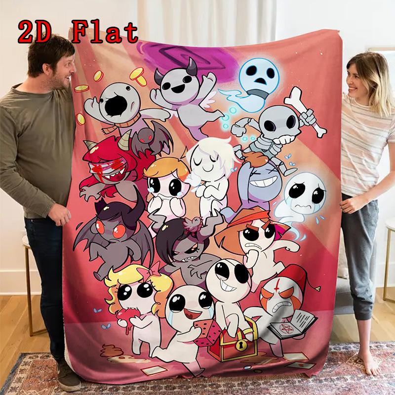 The Binding of Isaac 2D Flat Pattern Flannel Blanket High quality All Seasons Warmth and Comfort Perfect for Christmas Gifts.PMT0914027