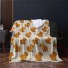 1 Stück Süßes Capybara Kunst Süße Tiere Decke Flanell Dünne Decken für Zuhause Büro Reisen Camping Perfekte Geschenke Ganzjahresnutzung