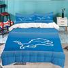Lions Team 3pcs Bedding Set,Including 1pc Duvet Cover And 2pcs Pillowcases Perfect Gift for Christmas,Ideal for Bedroom, Dormitory