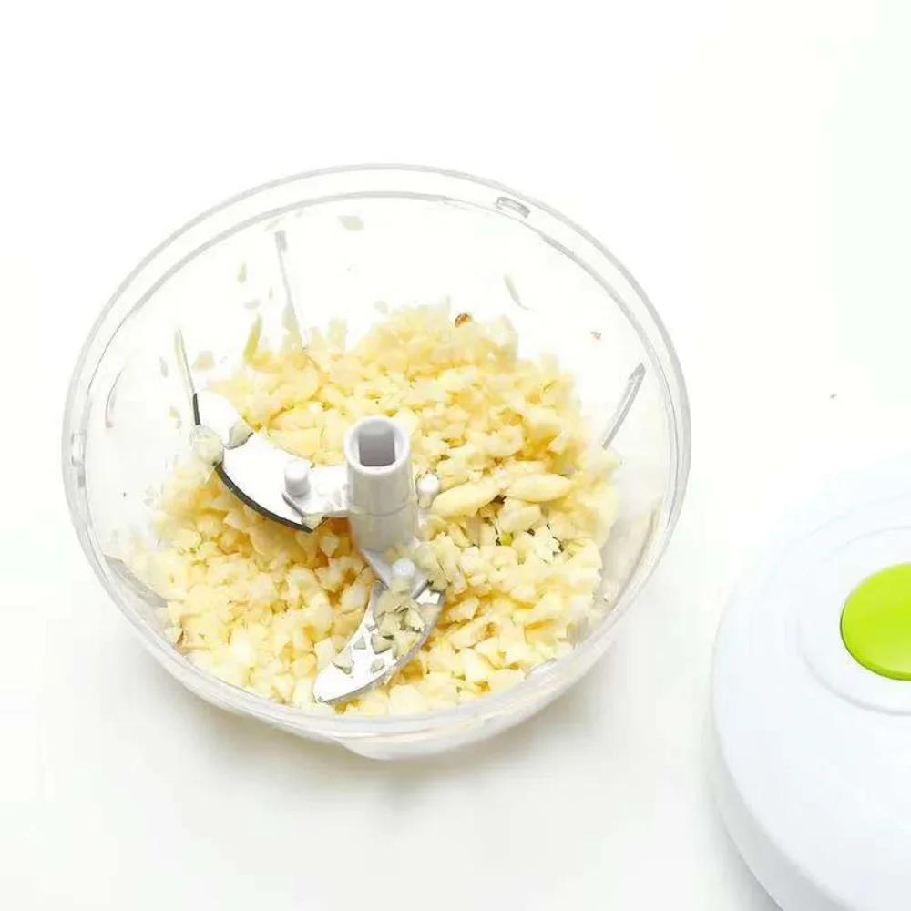 High Quality Manual Rope Food Hand Chopper Processor Silcer Shredder Salad Maker Garlic Onion Slicer Cutte Kitchen Accessories