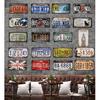UOOPAI Illinois Route 66 USA Metal Sign Retro Vintage Auto License Plate, Embossed Tag Size 6" X 12"