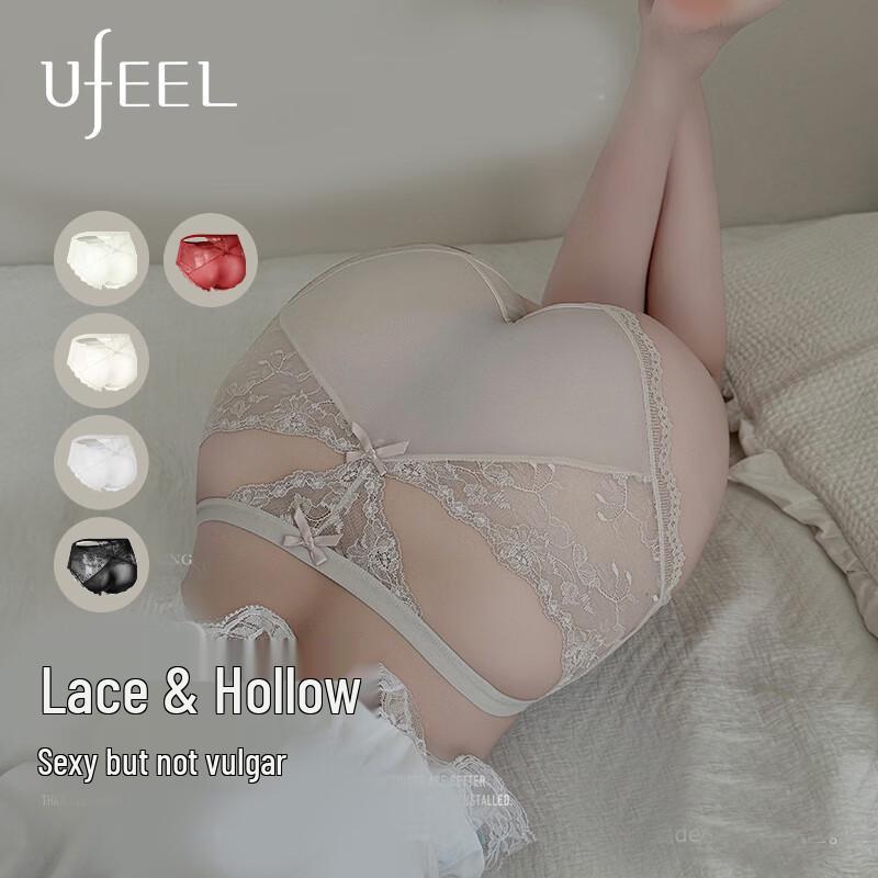 UFEEL Women's French Mesh Lace Panties