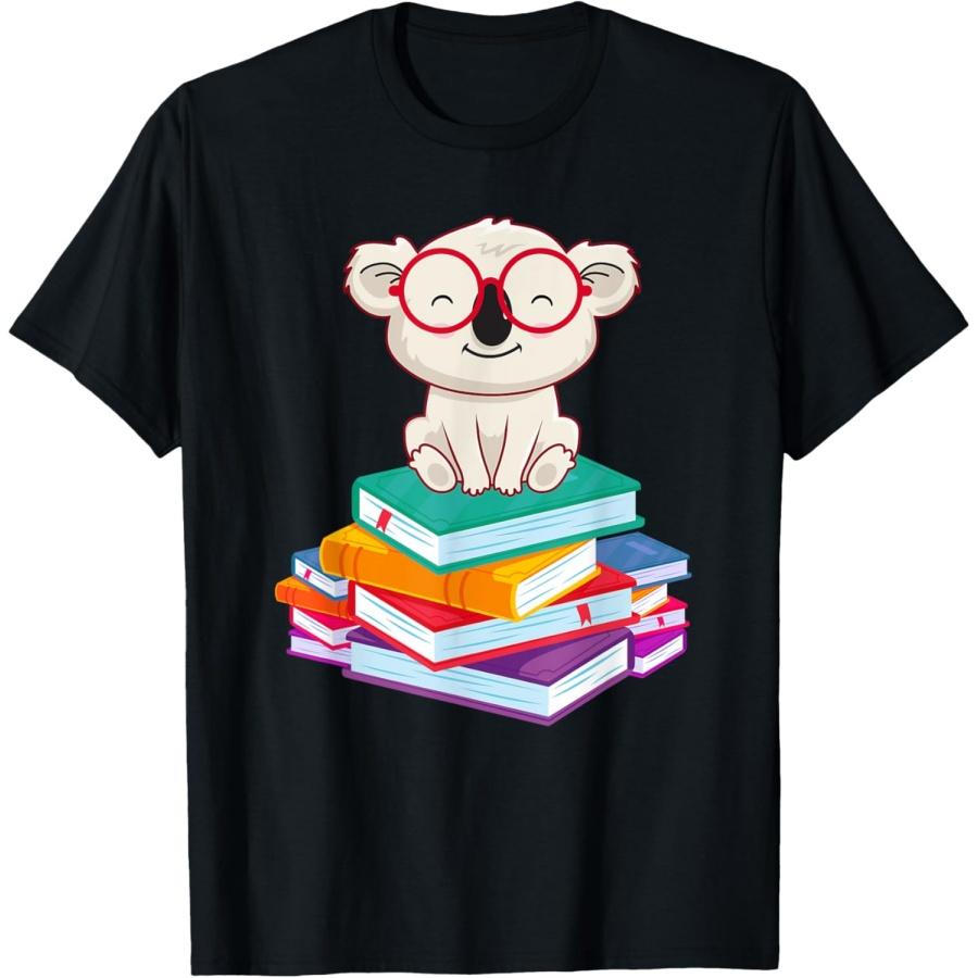 Коала Читает Книги Книжный Червь Подарок Коала Футболка S