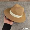 Trendy Plus Size Men's Panama Straw Hat for Sun Protection on Beach & Summer Travel