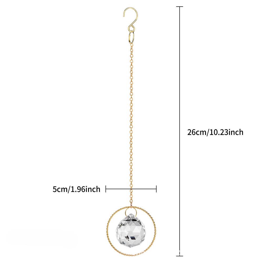 

Подвесная хрустальная призма, украшение «Ловец солнца», украшение на окно, создатель радуги Style 3 чистый