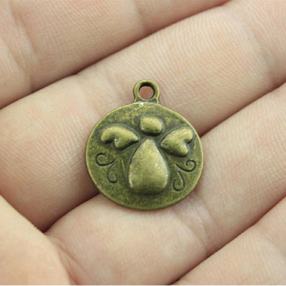 Angel Charms Pendant Female Jewellery Massive Ethnic Findings & Components