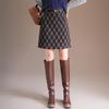 Plaid High-Waist A-line Skirt: Winter 2025 Petite Fashion