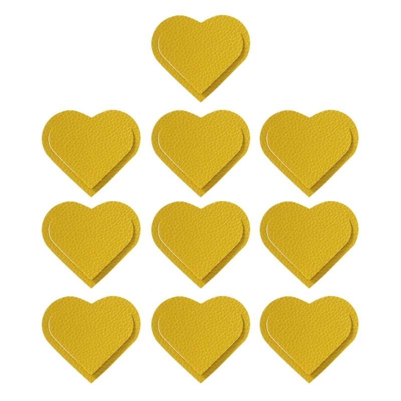 10 Pcs Bible Bookmarks PU Leather Bookmarks Heart Shaped Bookmarks Creative Page Marker Reading Supplies for Teacher