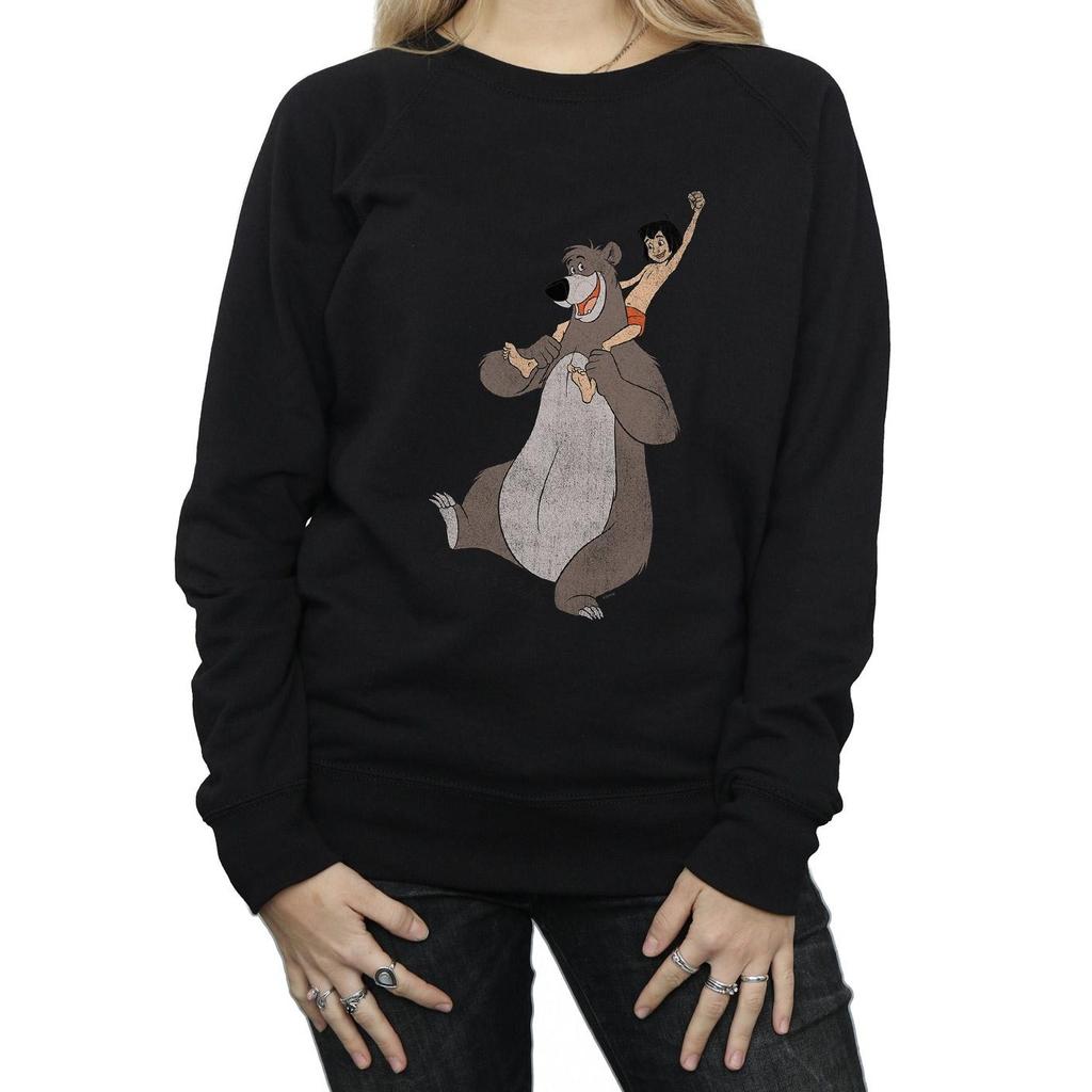 Jungle Book Womens/Ladies Classic Mowgli And Baloo Sweatshirt