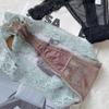 Cotton Crotch Lace Strap Panties Low Waist See Through Briefs Fashion Lace Mesh Thongs  Daily