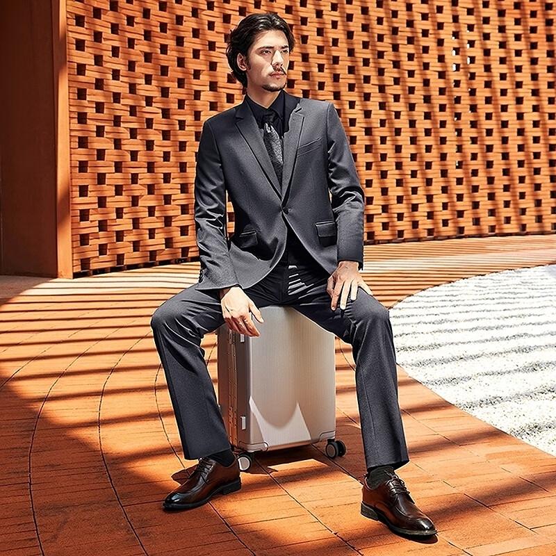 Men's Wool Blend Business Suit