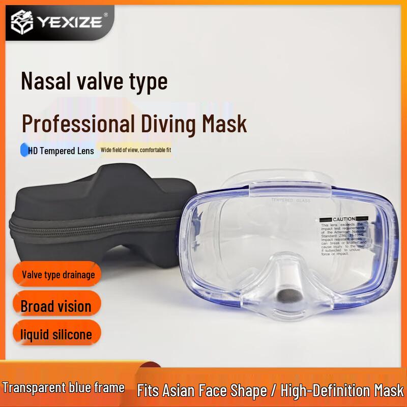 YEXIZE Nose Valve Diving Mask