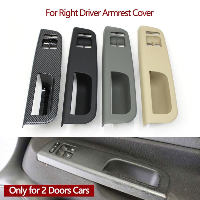 RHD Car Interior Door Pull Grab Handle Window Switch Cover Panel Replacement For Volkswagon VW Bora Golf 4 MK4 Jetta 1999-2004