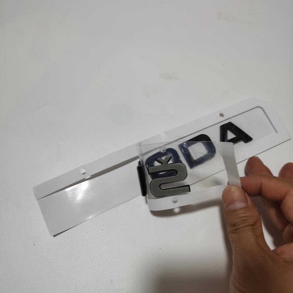 ZDVK6 KODIAQ For Skoda Sticker 1pcs KODIAQ Emblem Sticker Black Rear Trunk Badge For Skoda KODIAQ 4X4 Car Styling Skoda Sticker ABS