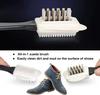 Cleaning Shoe Brush for Suede Nubuck Shoes Stain Dust Shoes Brush Steel Plastic Rubber Boot Household Cleaner Tools