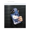Denim Cat Lanyard Phone Case For Apple Cute Shockproof Women