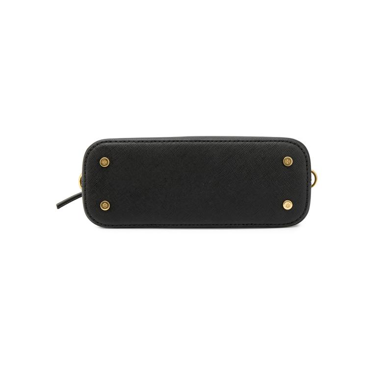 Tory Burch Emerson Minimalist Adjustable Detachable Shoulder Strap Leather Shell Bag Women Shoulder Bags Black 149694-001