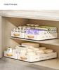 Under-Sink Pull-Out Kitchen Storage Rack and Spice Organizer